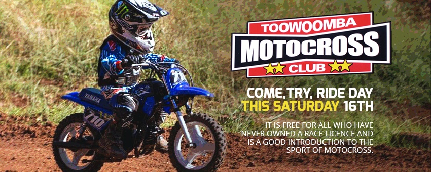 Toowoomba Motocross Club Come Try Ride Day Sat 16th Jan